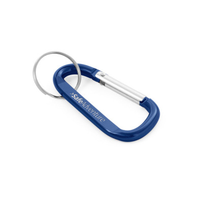 MATTHEW. Aluminium carabiner with keyring